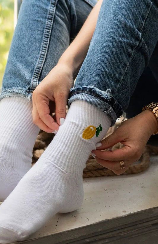 Tennissocken - Zitrone