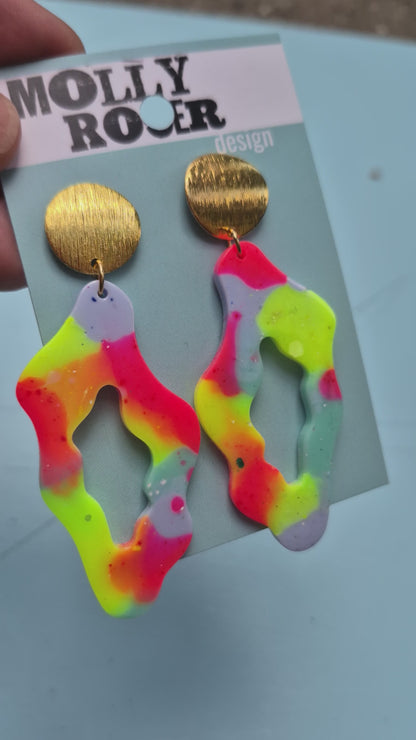 Ohrringe - Statement Bunt