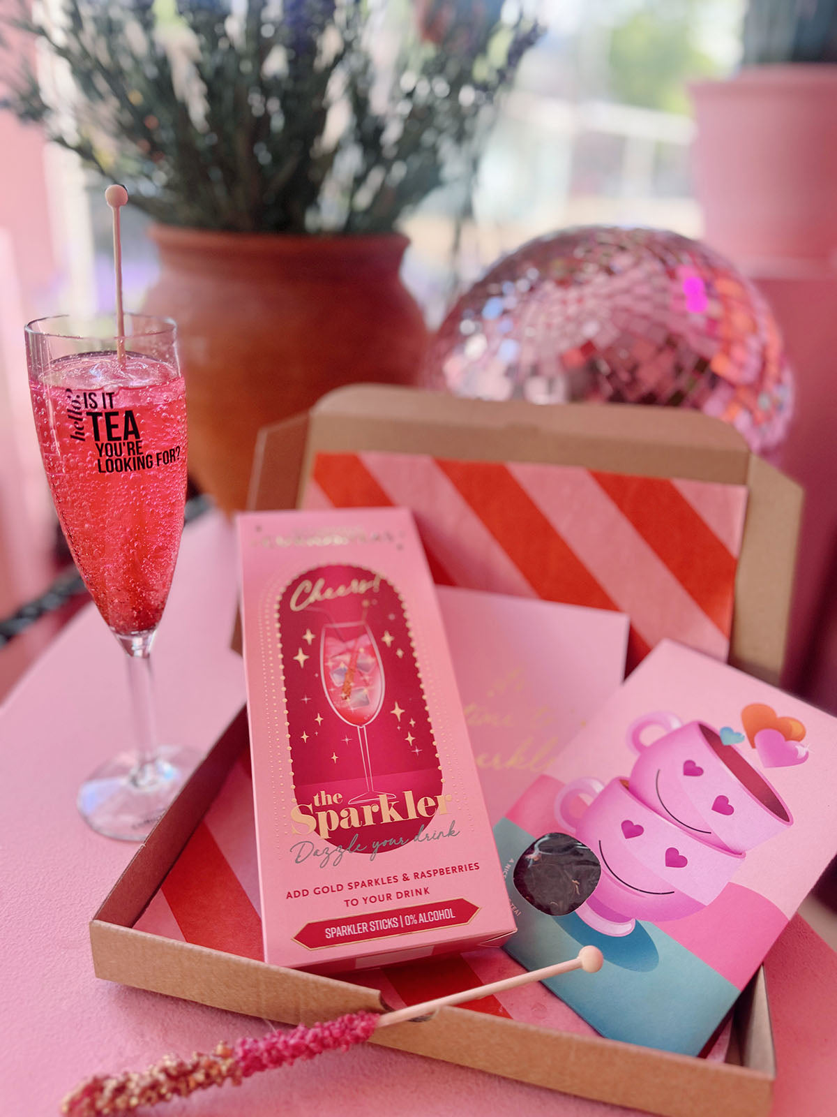 Mocktail Sticks - Himbeer, Gitzer